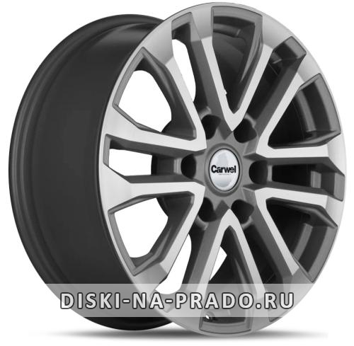 Диск Carwel Пур серый с полировкой