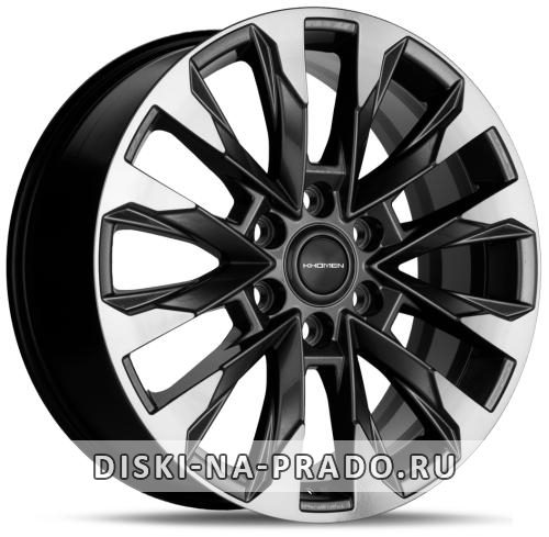 Диск Khomen Wheels KHW2010 серый с полировкой