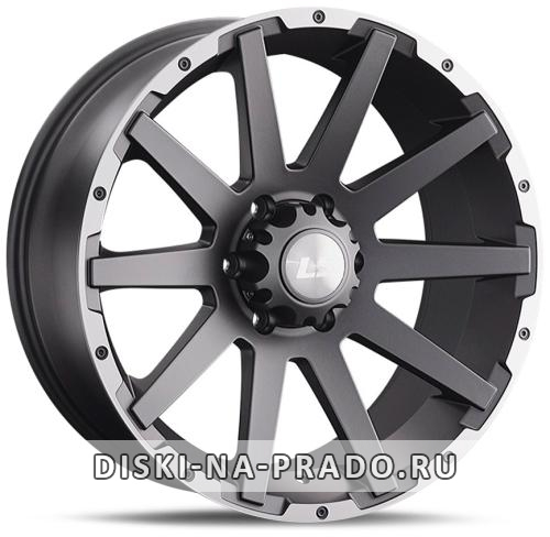Диск LS Wheels 1302 серый с полировкой