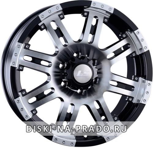 Диск LS Wheels 954 черный с полировкой