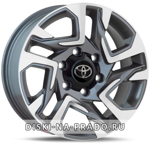 Диск Toyota OEM14TY серый с полировкой