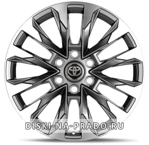 Диск Toyota OEM279TY серый с полировкой