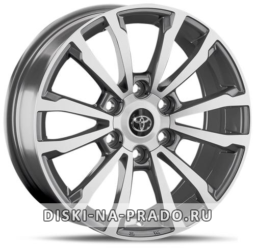 Диск Toyota OEM367TY серый с полировкой