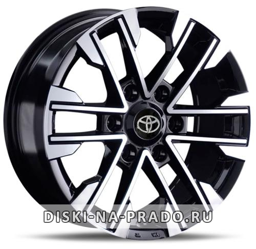 Диск Toyota OEM37TY черный с полировкой