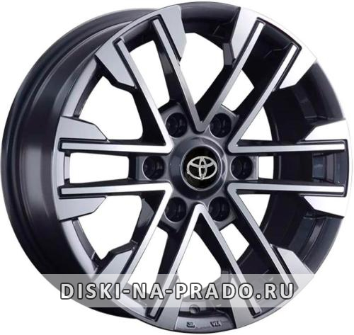 Диск Toyota OEM38TY серый с полировкой