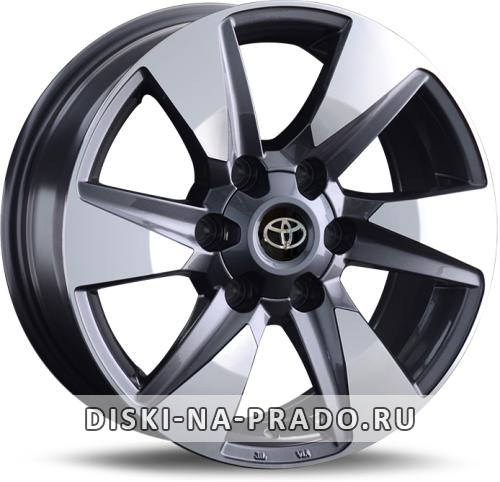 Диск Toyota OEM40TY серый с полировкой
