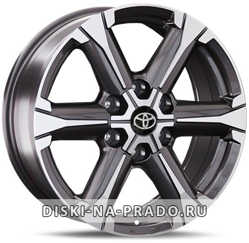 Диск Toyota OEM47TY серый с полировкой