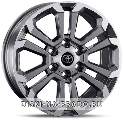 Диск Toyota OEM49TY серый с полировкой