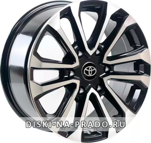 Диск Toyota OEM58TY черный с полировкой