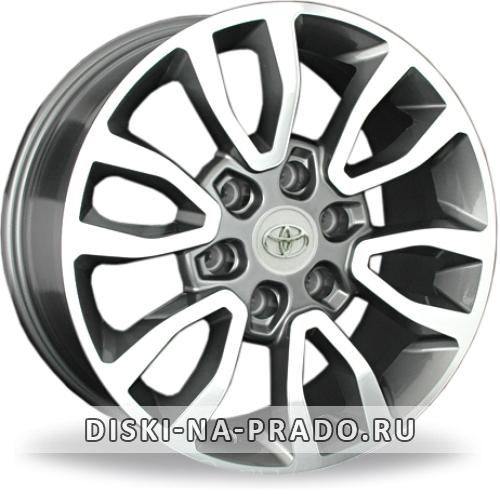 Диск Toyota OEM6TY серый с полировкой